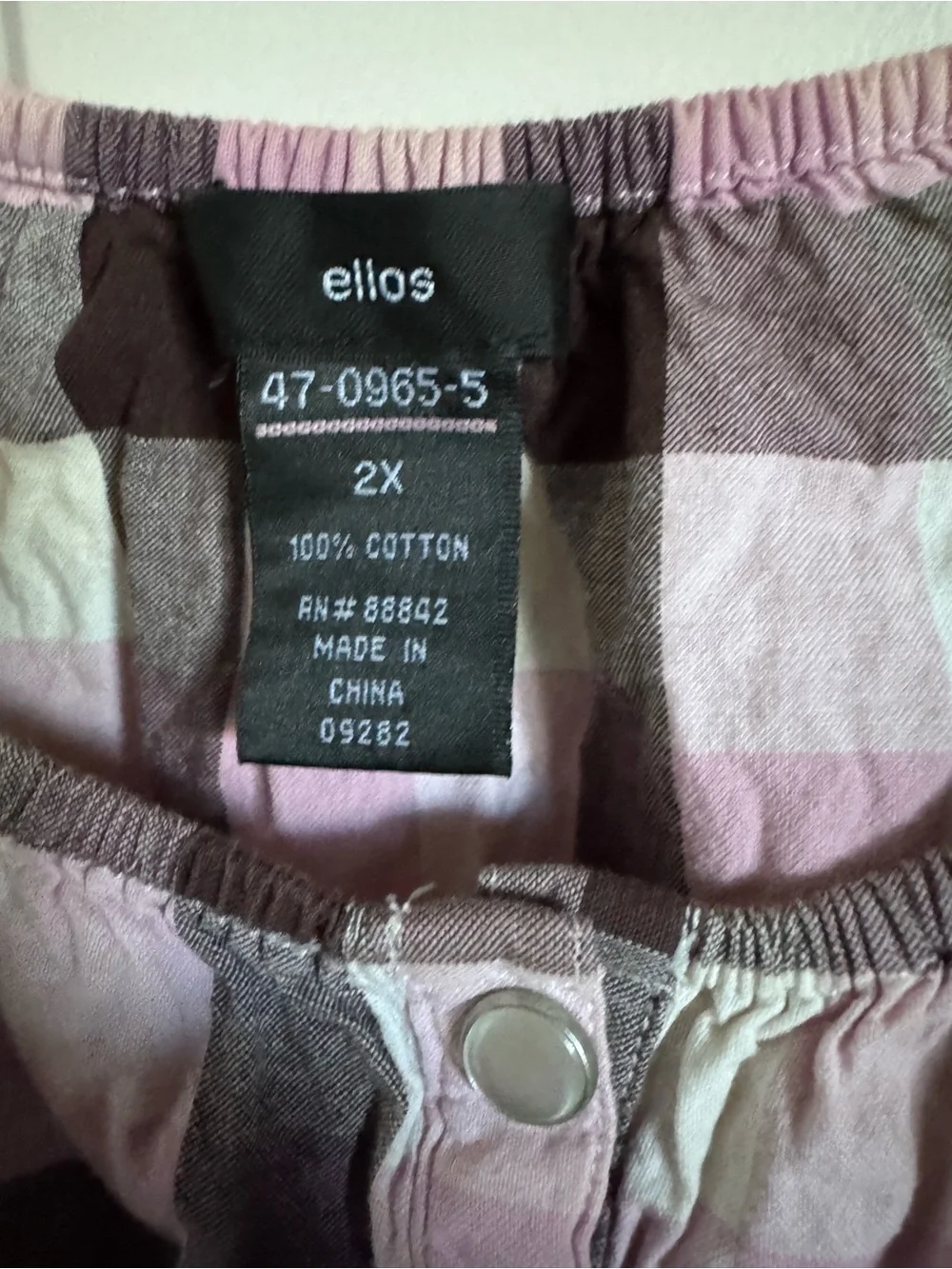 Tops | Ellos Womens 2x Pearl Button Top | Poshmark